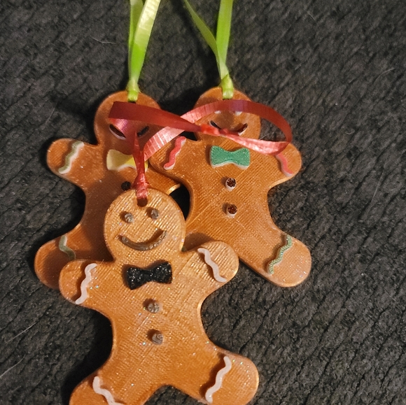 Gingerbread Guy ornaments - Picture 1 of 2
